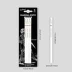 Professional White Charcoal Pencils for Sketch Highlight, White Drawing Pencils for Shading, Blending & Artwork