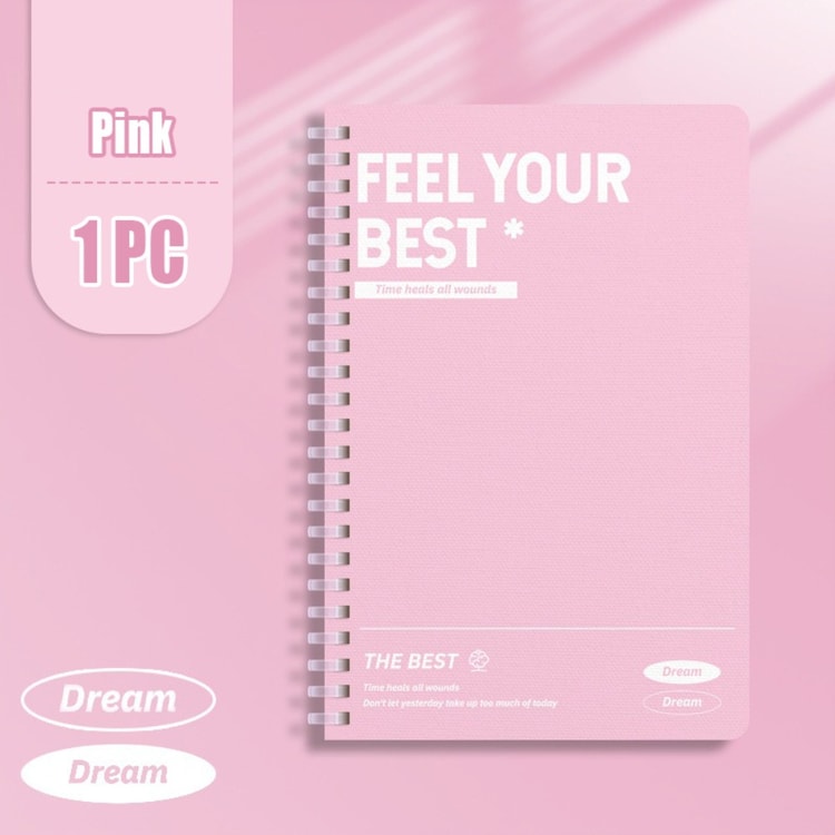 Colorful Spiral Notebook with Lined Perforated Pages