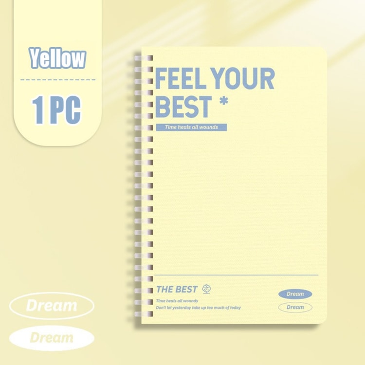 Colorful Spiral Notebook with Lined Perforated Pages