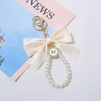 Elegant Large Bow Keychain Ornament for Bags and Headphone Case Accessories