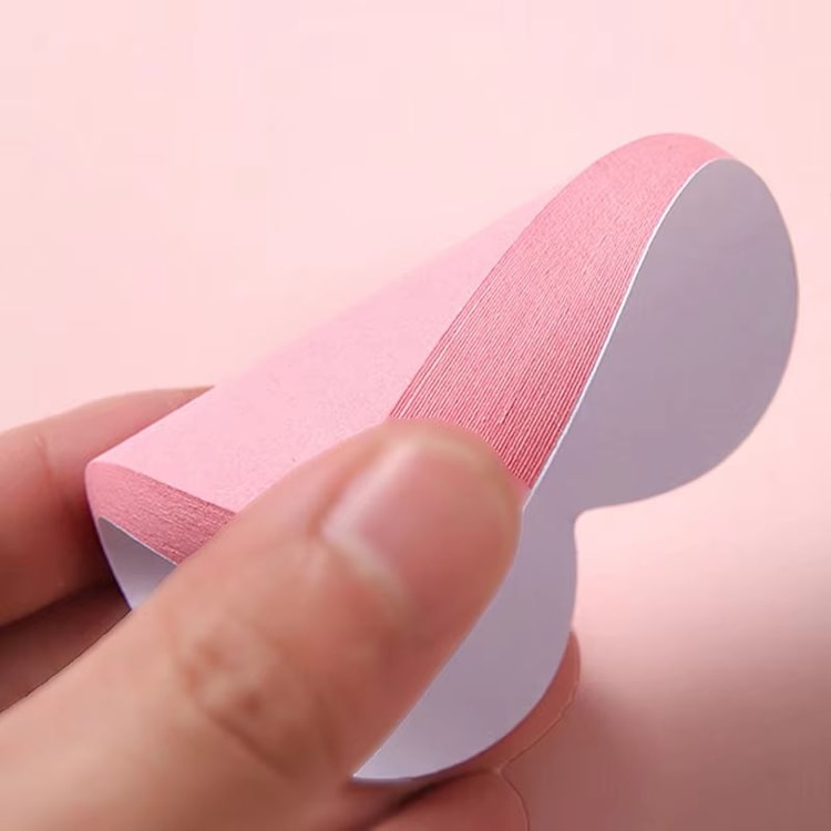 40 Sheets Heart Sticky Notes Notepad Self-Sticky Note Pads Notebook Planner Sticker for Office Stationery