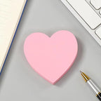 40 Sheets Heart Sticky Notes Notepad Self-Sticky Note Pads Notebook Planner Sticker for Office Stationery
