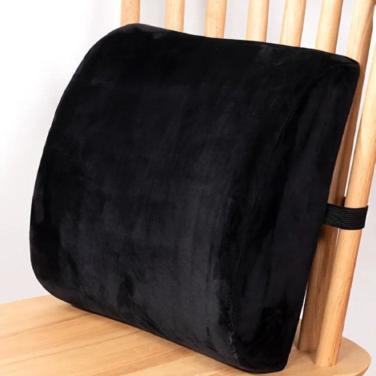 Premium Memory Foam Lumbar Support for Office Chair & Car Seat