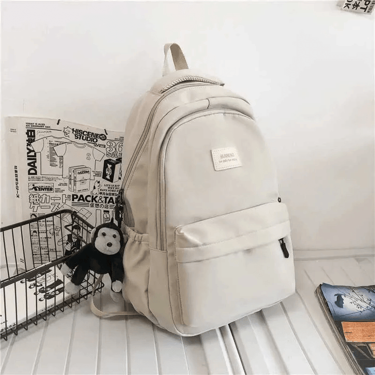 Unisex Multi Pocket College Backpack Casual Laptop School Bag