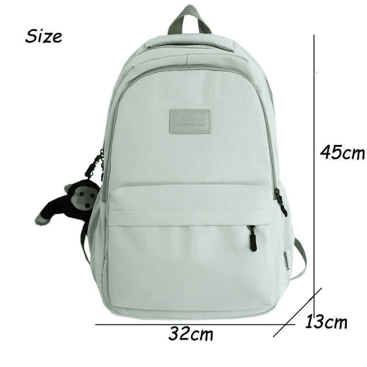 Unisex Multi Pocket College Backpack Casual Laptop School Bag