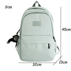 Unisex Multi Pocket College Backpack Casual Laptop School Bag