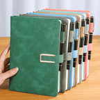 Vintage Leather Notebook Personalized Journal for Business & College