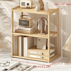 Multifunctional Office Desk Organizer, Wooden Storage Rack, School Supplies Desk Accessories