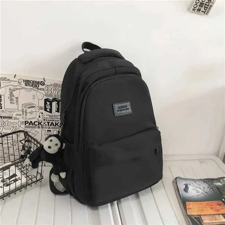 Unisex Multi Pocket College Backpack Casual Laptop School Bag